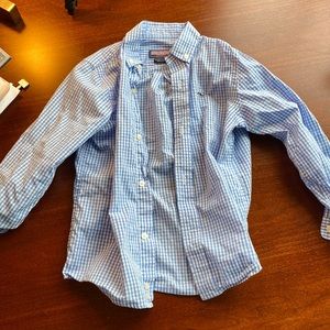 Vineyard Vines Boys Whale Long Sleeve Dress shirt 4t